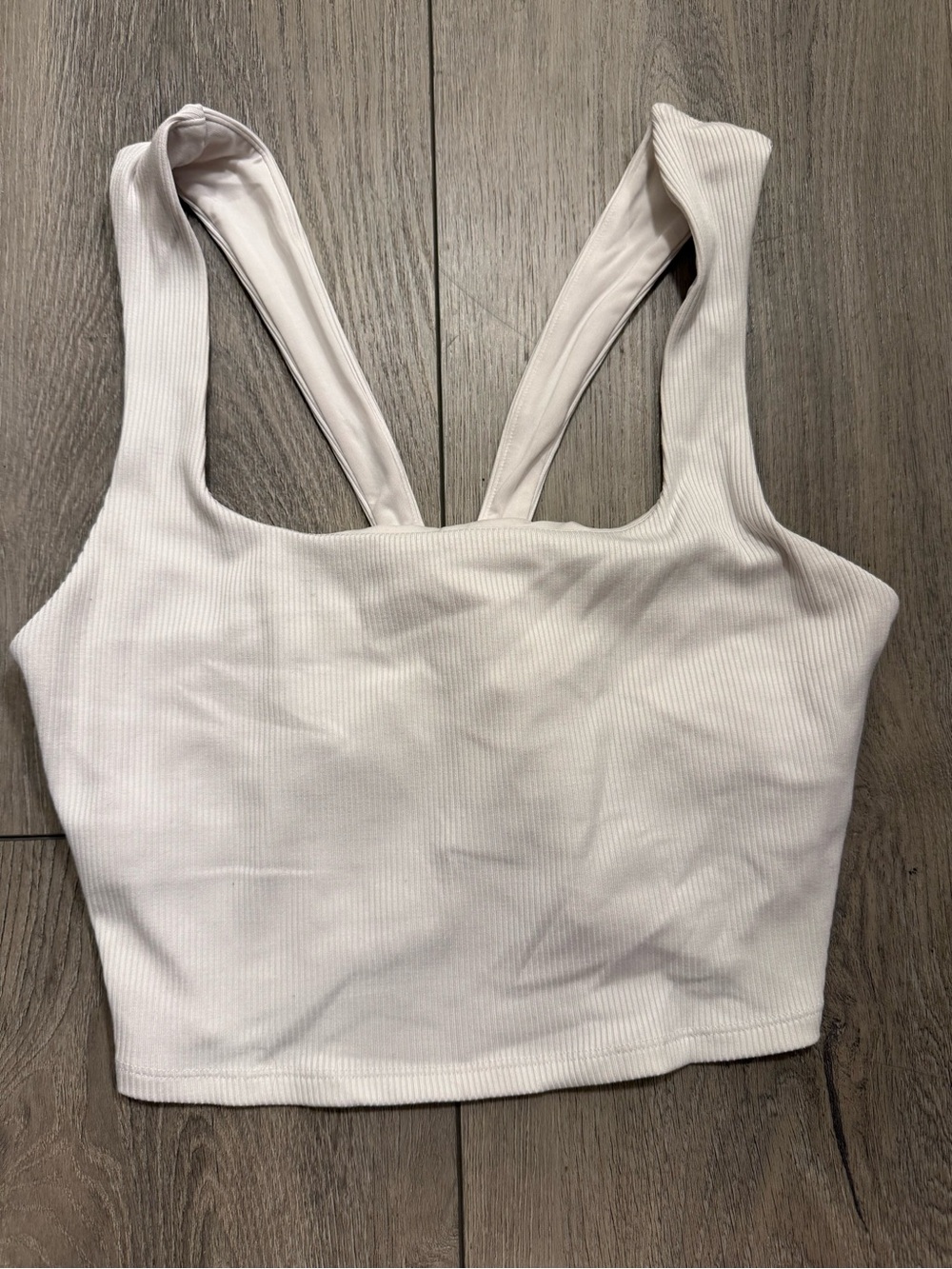 ALO Alosoft Chic Bra Tank in White